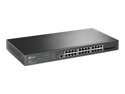 TP-Link : 24-PORT GIGABIT L2 SWITCH MANAGED avec 4 GIGABIT SFP SLOTS