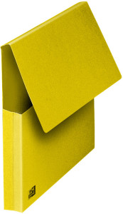 ELBA Pochette document à soufflet, format A4, carton, jaune