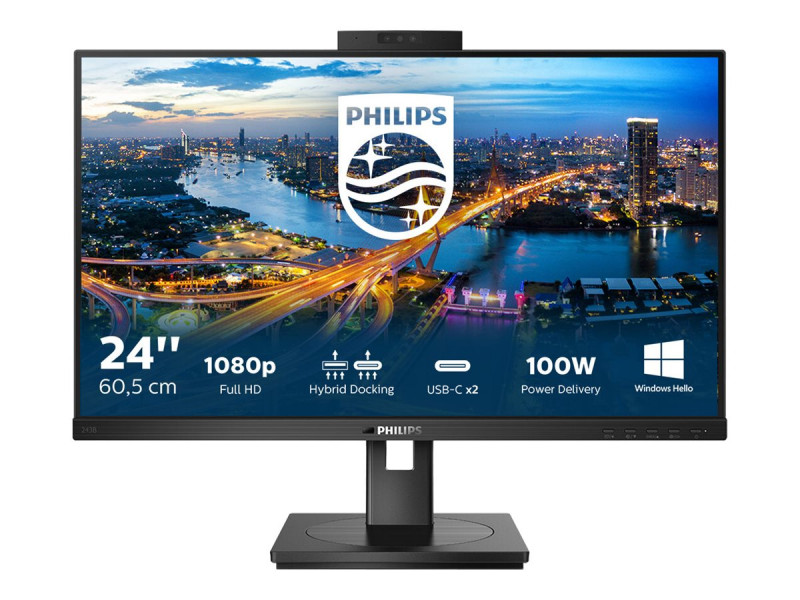 Philips : 243B1JH/00 60.5CM 23.8IN 4MS 1920X1080 16:9 1000:1 HDMI 1.4