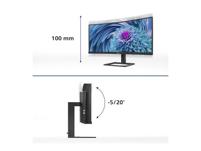 Philips : 346E2CUAE 86.36CM 34IN VA 3440X1440 21:9