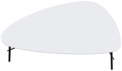 PAPERFLOW Table d'appoint LAZY, (L)930 x (P)500 mm, noir