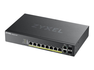 Zyxel : GS2220-10HP 8 PORT GB L2 POE+ SWITCH