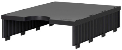 styro Unité de base styrodoc uno, 1 compartiment, noir/noir