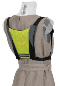 dufco sport Gilet cycliste à signalisation LED, vert clair