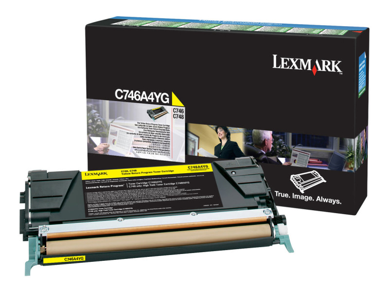 Lexmark toner LRP Jaune pour C746/748
