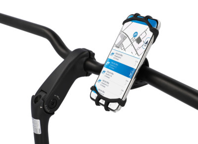 FISCHER Support smartphone pour vélo en silicone, noir