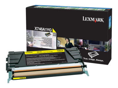 Lexmark toner LRP Jaune pour X746/748