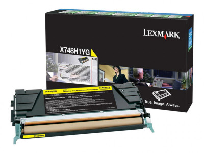 Lexmark toner LRP Jaune haute capacité pour X748
