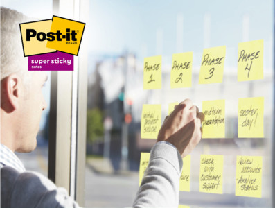Post-it Bloc-note Super Sticky Notes, 127 x 76mm, 20+4,jaune