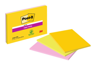Post-it Bloc-note Meeting Notes Super Sticky, 203 x 153 mm