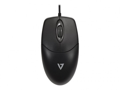 V7 : COMBO CLAVIER SOURIS AZERTY FILAIRE USB NOIR LAVABLE IP68