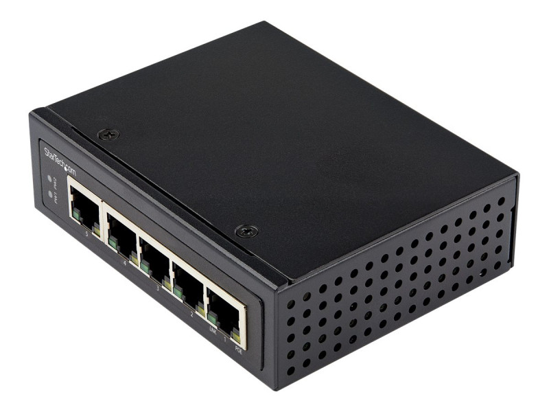 Startech : INDUSTRIAL 5 PORT GIGABIT POE SWITCH - 30W