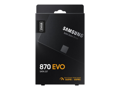 Samsung : SSD 870 EVO 2.5IN 250GB SATA 6 GB/S V-NAND MLC