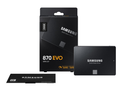 Samsung : SSD 870 EVO 2.5IN 250GB SATA 6 GB/S V-NAND MLC