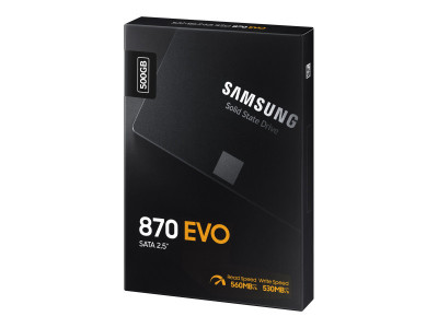 Samsung : SSD 870 EVO 2.5IN 500GB SATA 6 GB/S V-NAND MLC