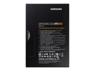 Samsung : SSD 870 EVO 2.5IN 1TB SATA 6 GB/S V-NAND MLC