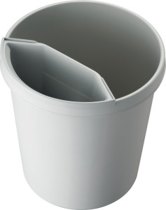 helit Compartiment pour corbeille à papier H69059, gris