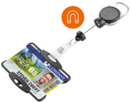 DURABLE Porte-badge avec enrouleur EXTRA STRONG, noir DURABLE Porte-badge avec enrouleur EXTRA STRONG, noir