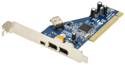 DIGITUS Carte d'extension PCI Firewire 1394a, 4 ports