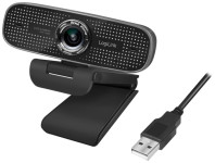 LogiLink Konferenz HD-USB-Webcam mit Dual-Mikrofon, 100 Grad