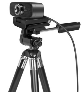 LogiLink Konferenz HD-USB-Webcam mit Dual-Mikrofon, 100 Grad