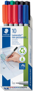 STAEDTLER Lumocolor NonPermanent-Marker 316F, 10er Schachtel