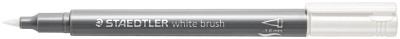 STAEDTLER Pinselstift metallic brush, weiß