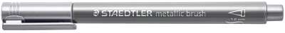 STAEDTLER Pinselstift metallic brush, weiß