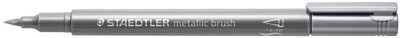 STAEDTLER Pinselstift metallic brush, silber