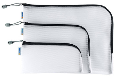 Pochette zippée HERMA « Sacs filet », 230 x 110 mm, verte