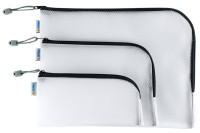 Pochette zippée HERMA « Sacs filet », DIN A4, vert