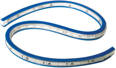WESTCOTT Flexibles Kurvenlineal, Länge: 400 mm (16
