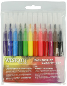 WESTCOTT Zauberstift Kreativ-Set mit Airbrush-Stift