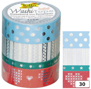 folia Rubans autocollants Noel Washi-Tape HOTFOIL CUIVRE II