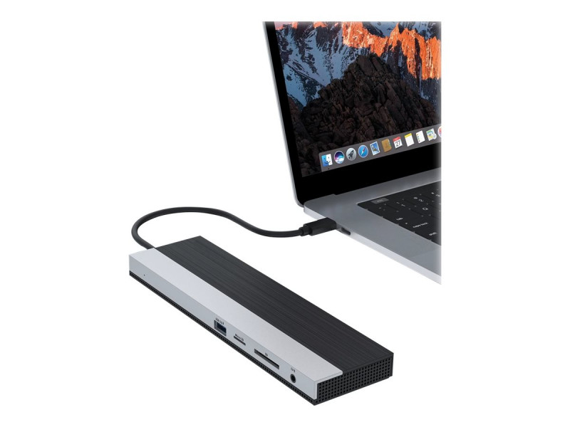 DLH : UNIVERSAL USB-C 4K TRIPLE DISPLAY DOCKING STATION