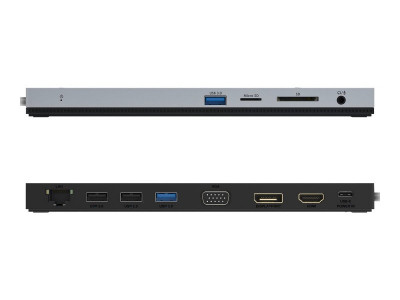 DLH : UNIVERSAL USB-C 4K TRIPLE DISPLAY DOCKING STATION