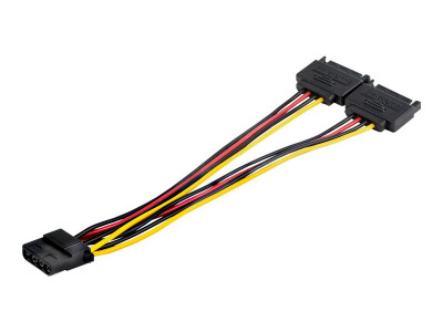 Startech : DUAL SATA TO LP4 POWER cable ADAPTER - PVC JACKET - 18 AWG