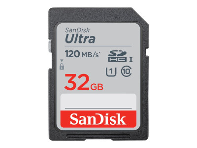 SANDISK : SANDISK ULTRA 32GB SDHC memory card 120MB/S