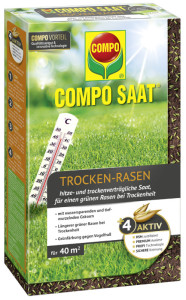 COMPO SAAT Trocken-Rasen, 2 kg für 80 qm