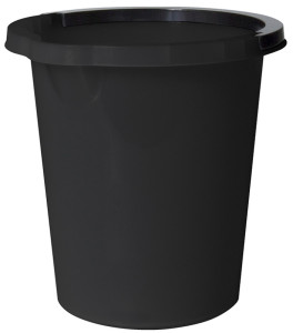plast team Seau de nettoyage ATLANTA, 5 litres, noir