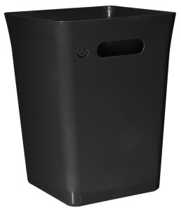 plast team Couvercle AVEDORE, pour poubelle de 15 L, noir
