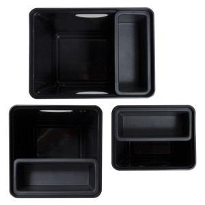 plast team Casier pour poubelle AVEDORE, noir
