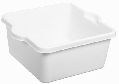 plast team Bassine ATLANTA, rectangulaire, 10 L, blanc