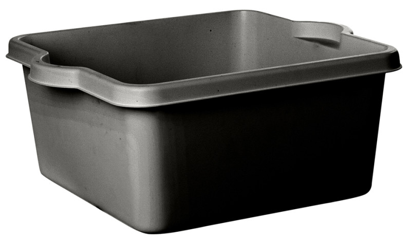 Bassine rectangulaire gris