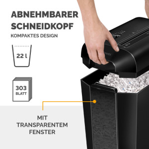 Fellowes Destructeur de documents Powershred LX65, noir