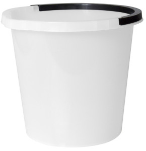 plast team Seau de nettoyage ATLANTA, 10 litres, blanc