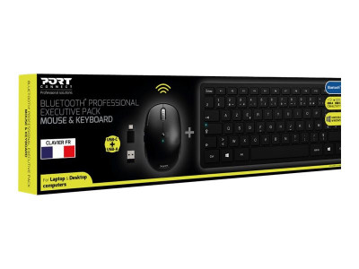 Port Technology : FR pack KEYBOARD+MOUSE OFFICE PRO BLUETOOTH - fr