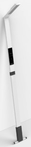 LUCTRA Lampadaire mobile rechargeable à LED FLEX, noir