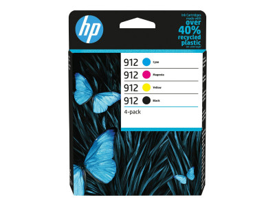 HP : HP 912 CMYK cartouches encre 4-pack