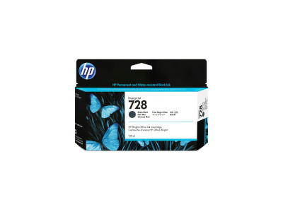 HP : HP 728 130-ML cartouche encre MATTE BLACK DesignJet
